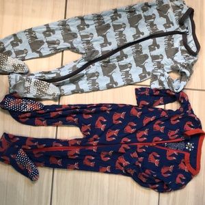 Kickee Pants Zipper Style Pajamas